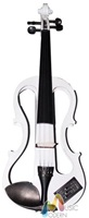 ไวโอลิน ไฟฟ้า (Electric Violin) White Colur Size 4/4