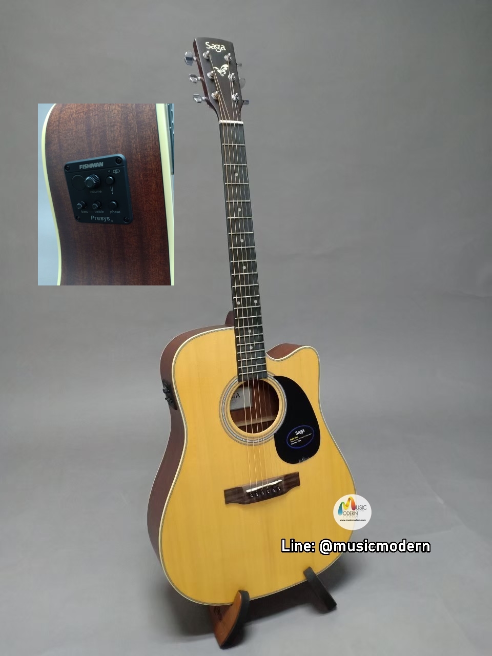 SAGA SF-700CE Acoustic Guitar