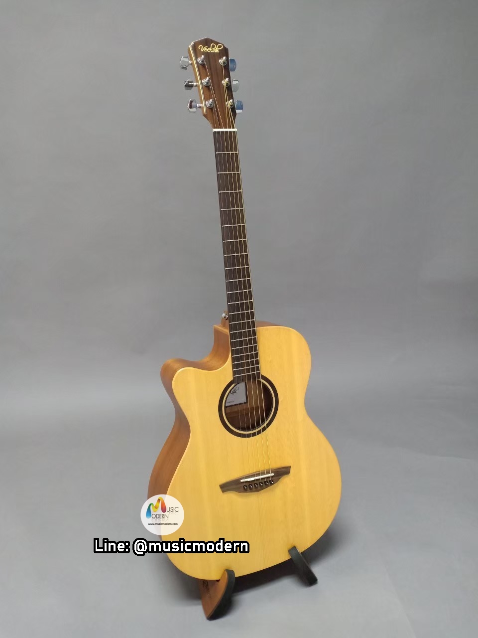 Veelah Guitar Model V1-OMCE-LH