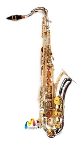 Overtone Tenor Saxophone รุ่น silver plate & gold key  OST-501 เทเนอร์แซกโซโฟน ยี่ห้อ โอเว่อร์โทน รุ่น silver plate & gold key  OST-501
