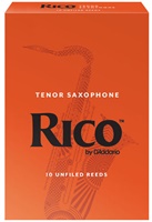 Ricor Tenor Saxophone Reeds ลิ้นเทเนอร์แซ็ก Rico กล่องสีส้ม 10 ลิ้น