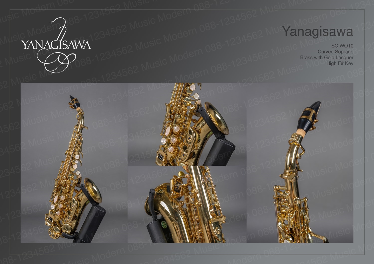 Yanagisawa Soprano Curved Saxophone SC-WO10