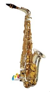 Overtone Alto Saxophone รุ่น silver plate & gold key OSA-501 อัลโตแซกโซโฟน ยี่ห้อ โอเว่อร์โทน รุ่น OSA-501