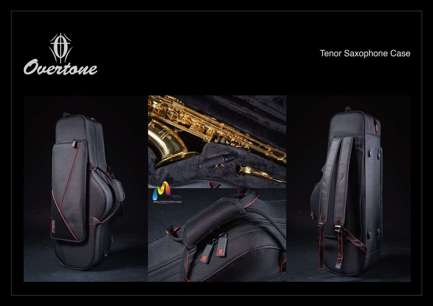 Overtone Tenor Saxophone Case  เคส แซกโซโฟน โอเวอร์โทน