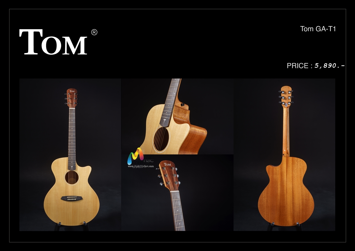 Tom Guitar GA-T1 กีต้าร์ ทอม GA-T1